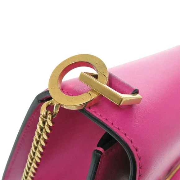 VALENTINO GARAVANI Pink Leather Shoulder Bag - Picture 9 of 10